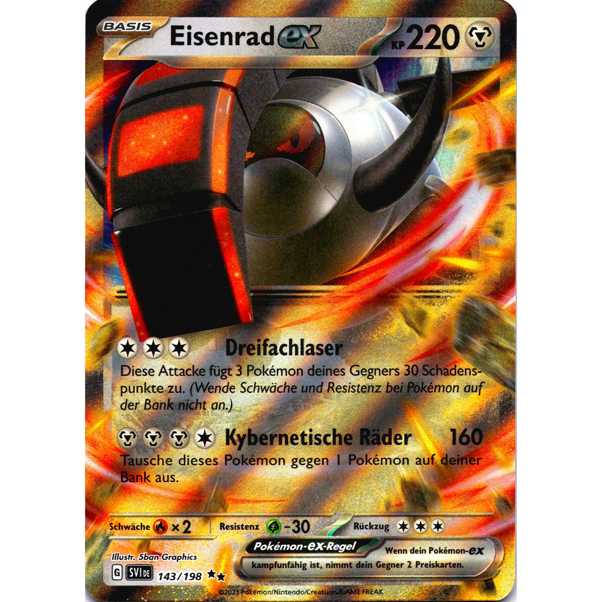 Pokémon Tcg Card - Ex - Ultra Rare - German Version - 220 - Near Mint