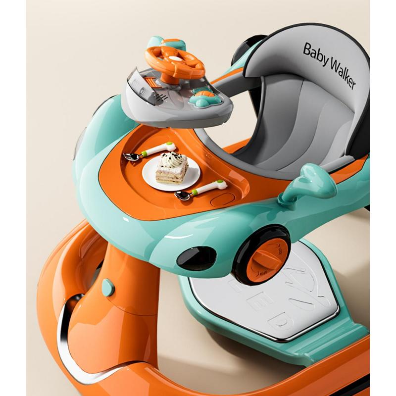 2In1 Multifunctional Learning Walker with Push Car Function