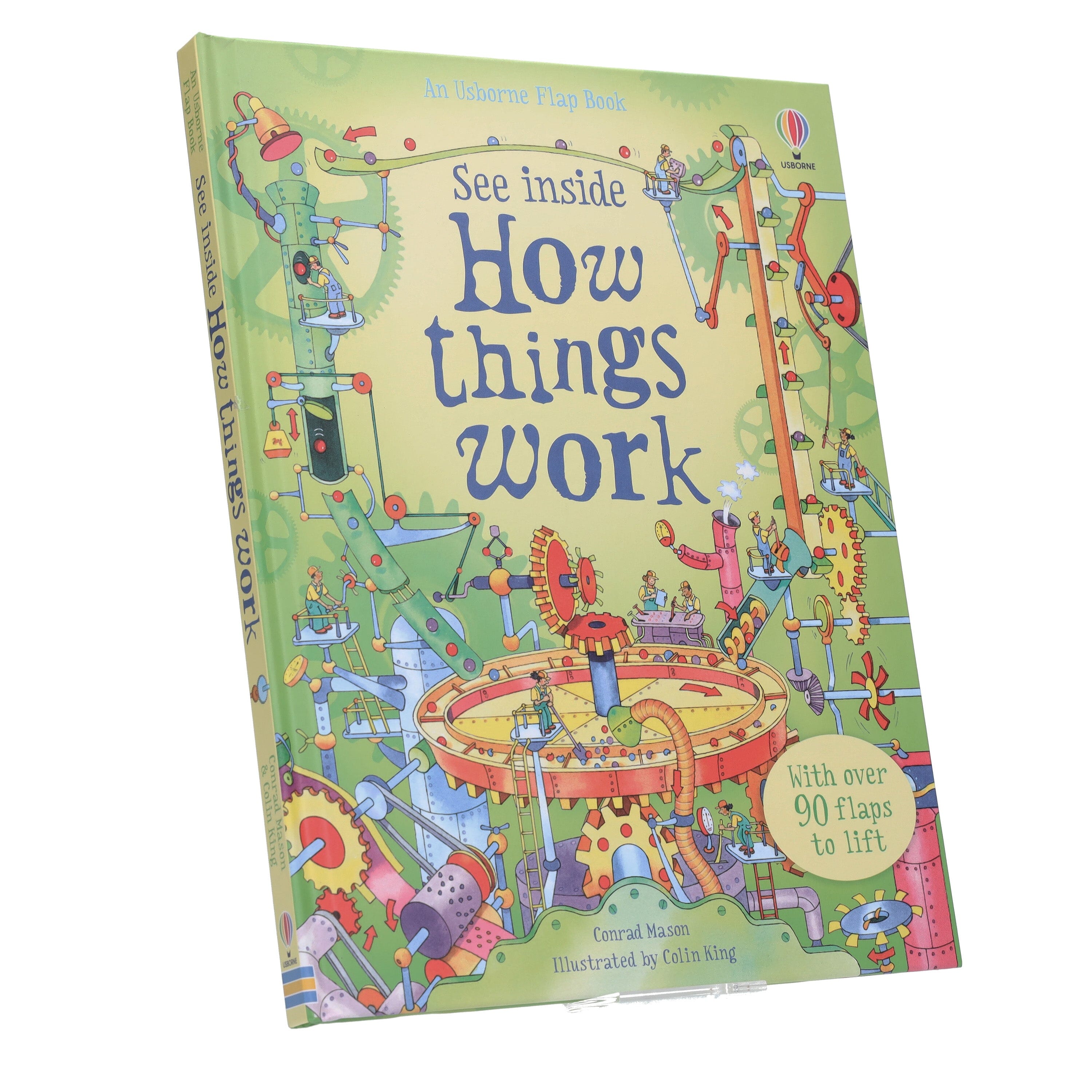 TEMU An Usborne Flap Book Series See Inside How Things Work By Conrad Mason - Ages 6+ - Board Book