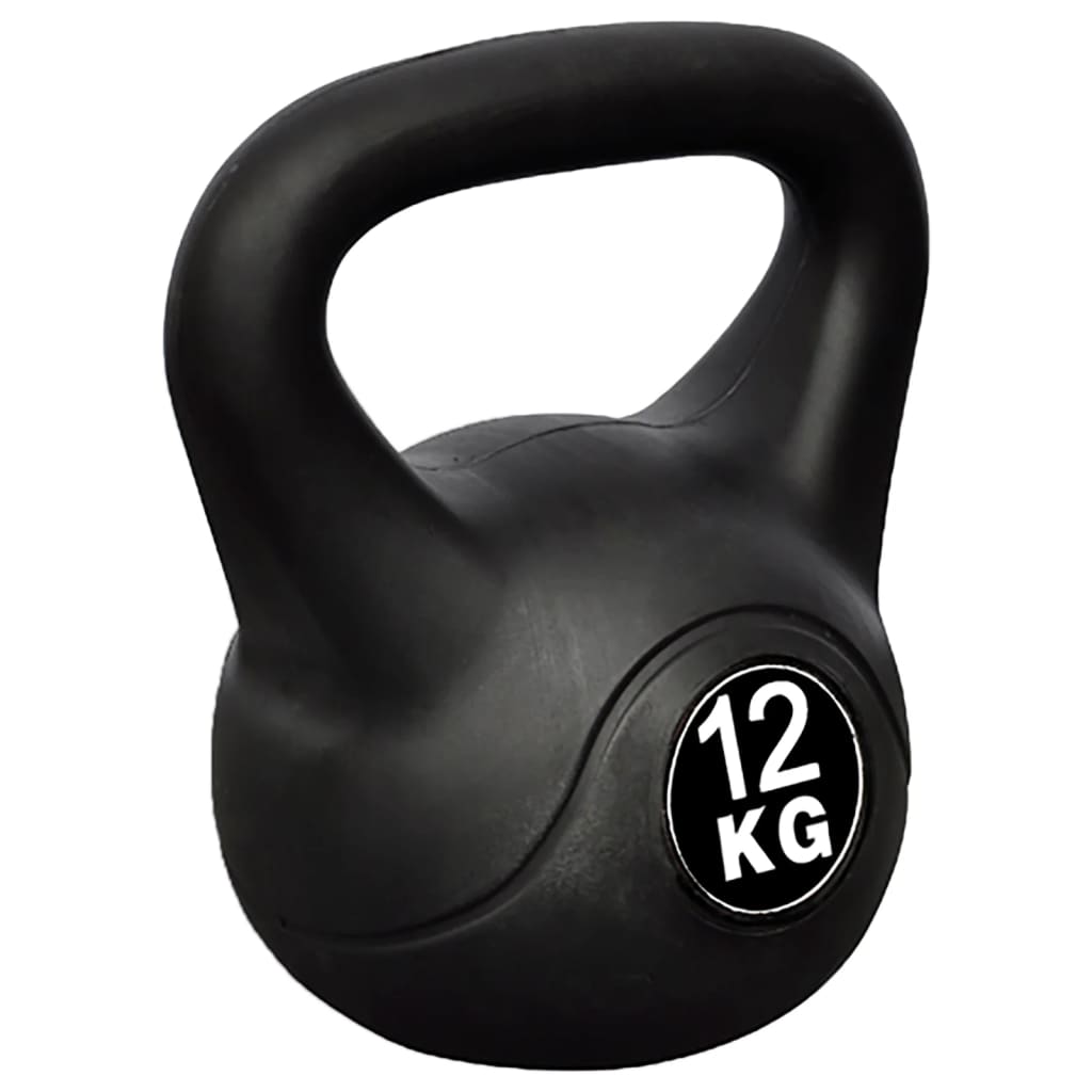 Vidaxl Kettlebell Round Dumbbell Swing Weight Short Dumbbell For Gym 12 Kg