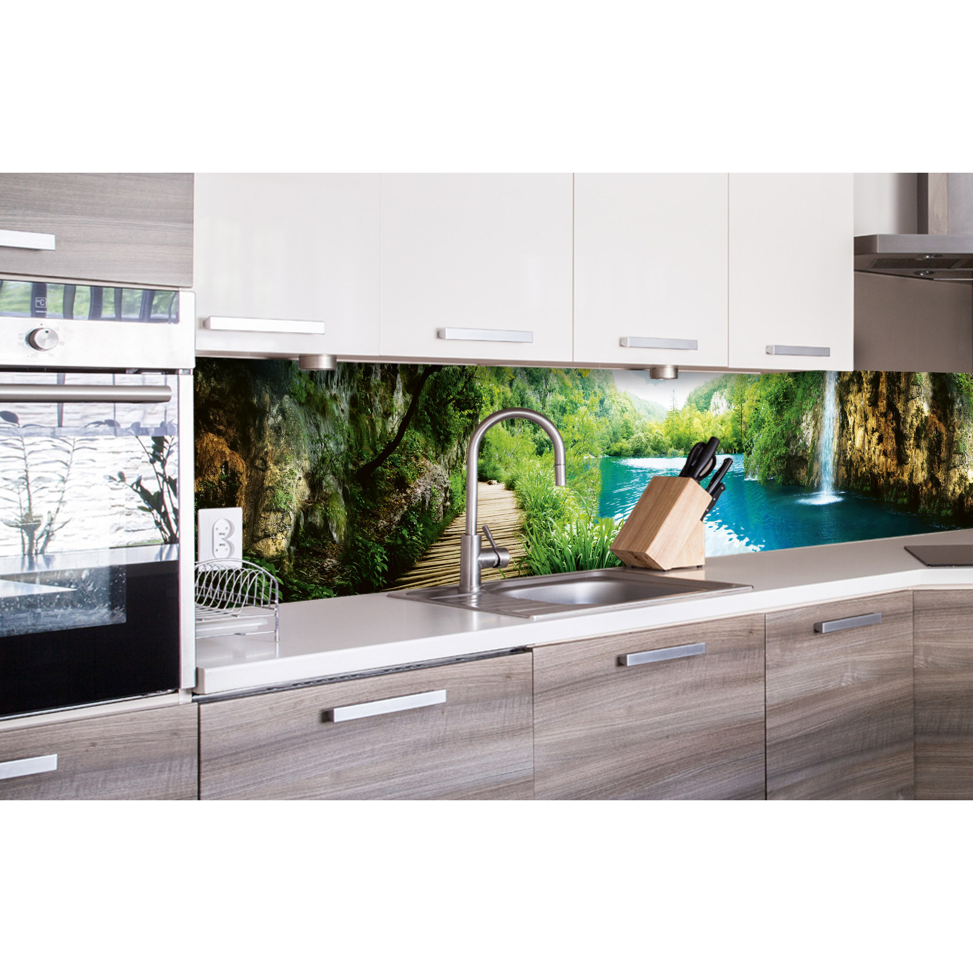 Image of Self-adhesive Photo Wallpaper For The Kitchen - Relax In Forest