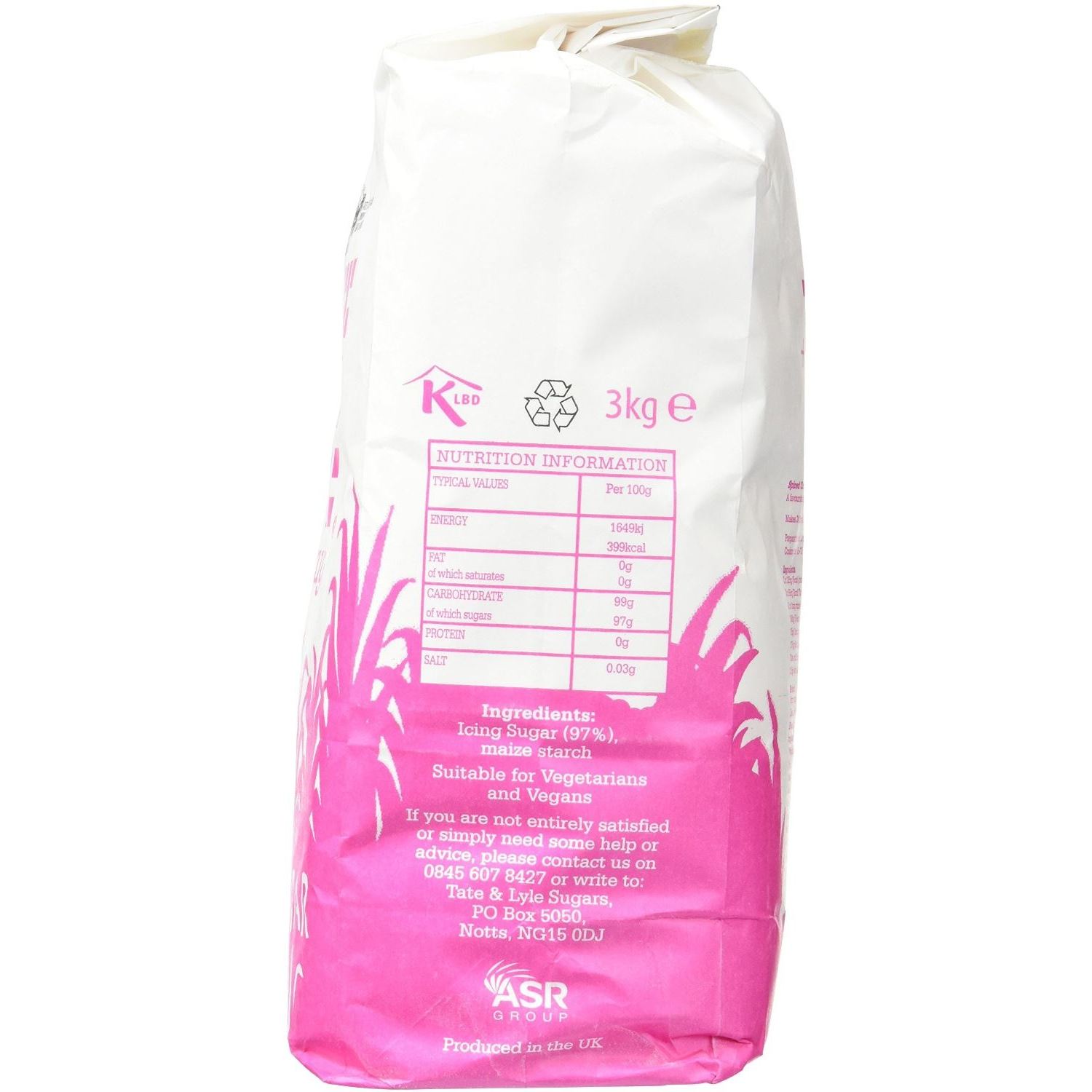 TEMU Tate And Lyle Icing Sugar (1 X 3kg)