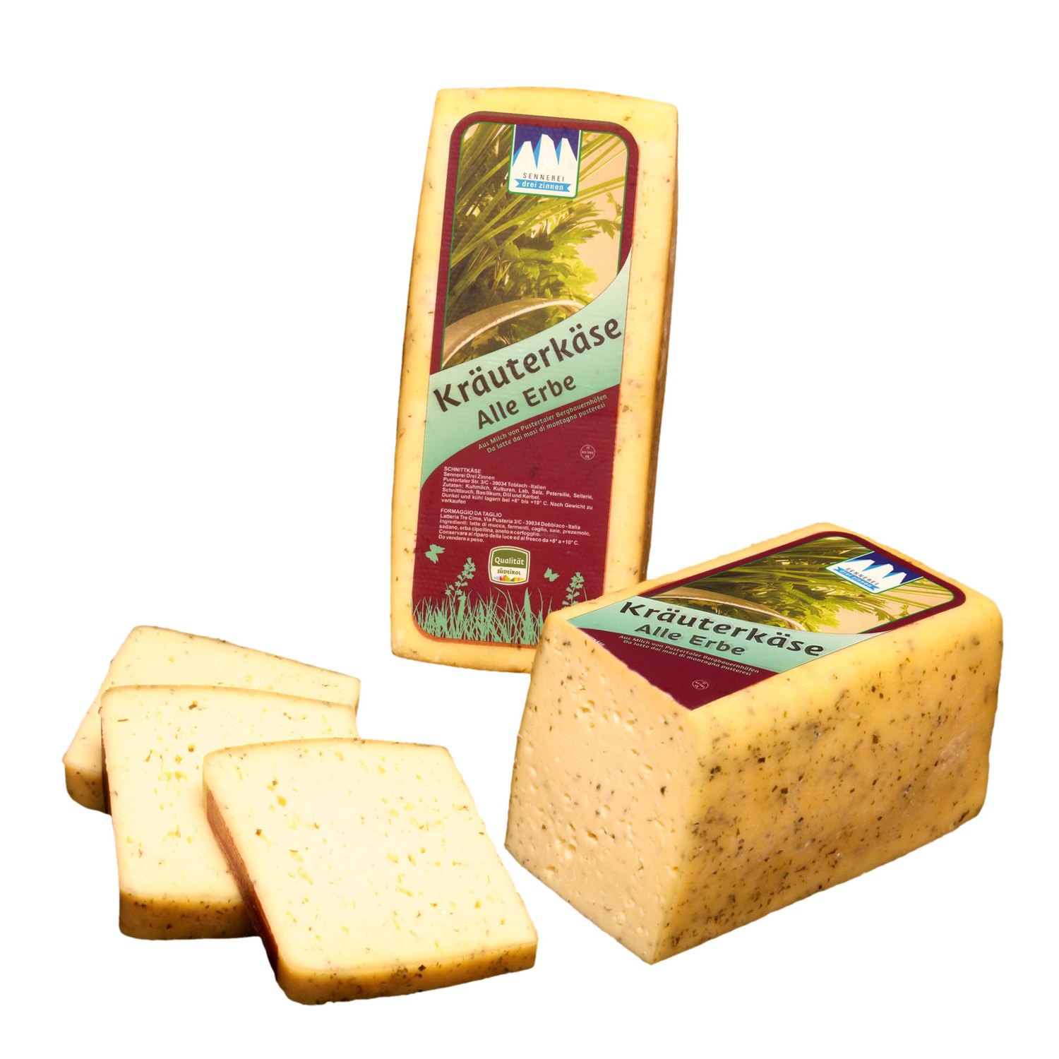 E-shop Kräuterkäse Sennerei Drei Zinnen ca. 500 gr.