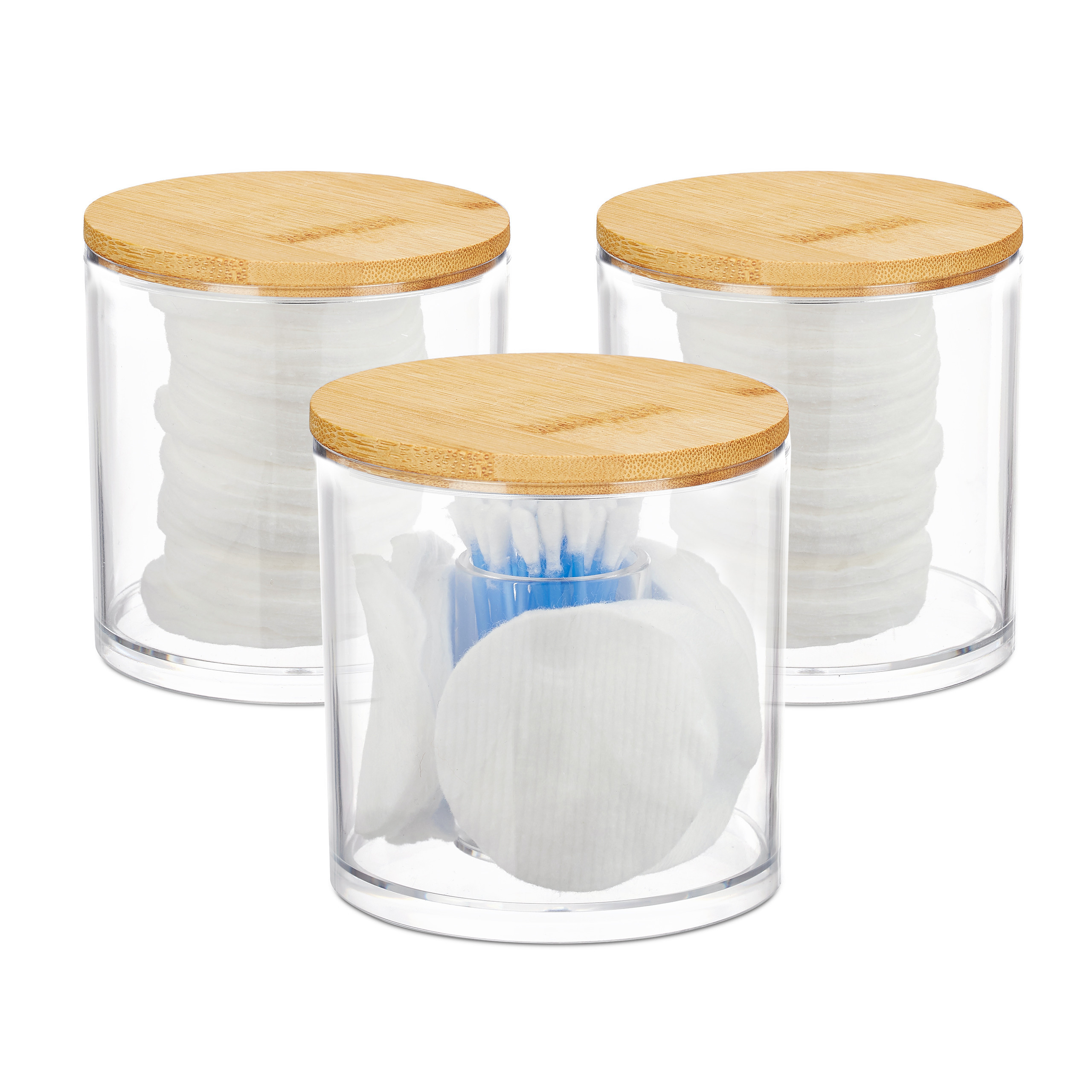 3rd Set:swab Storage In Transparent/natural