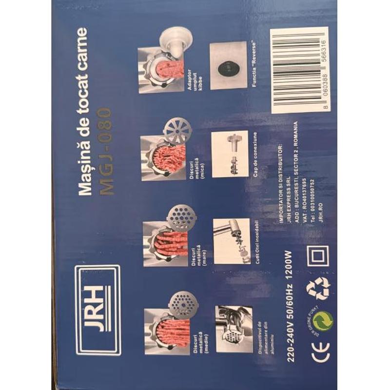 mașină de tocat carne electrică jrh din   - putere mare, 3 site de  , accesorii cârnați