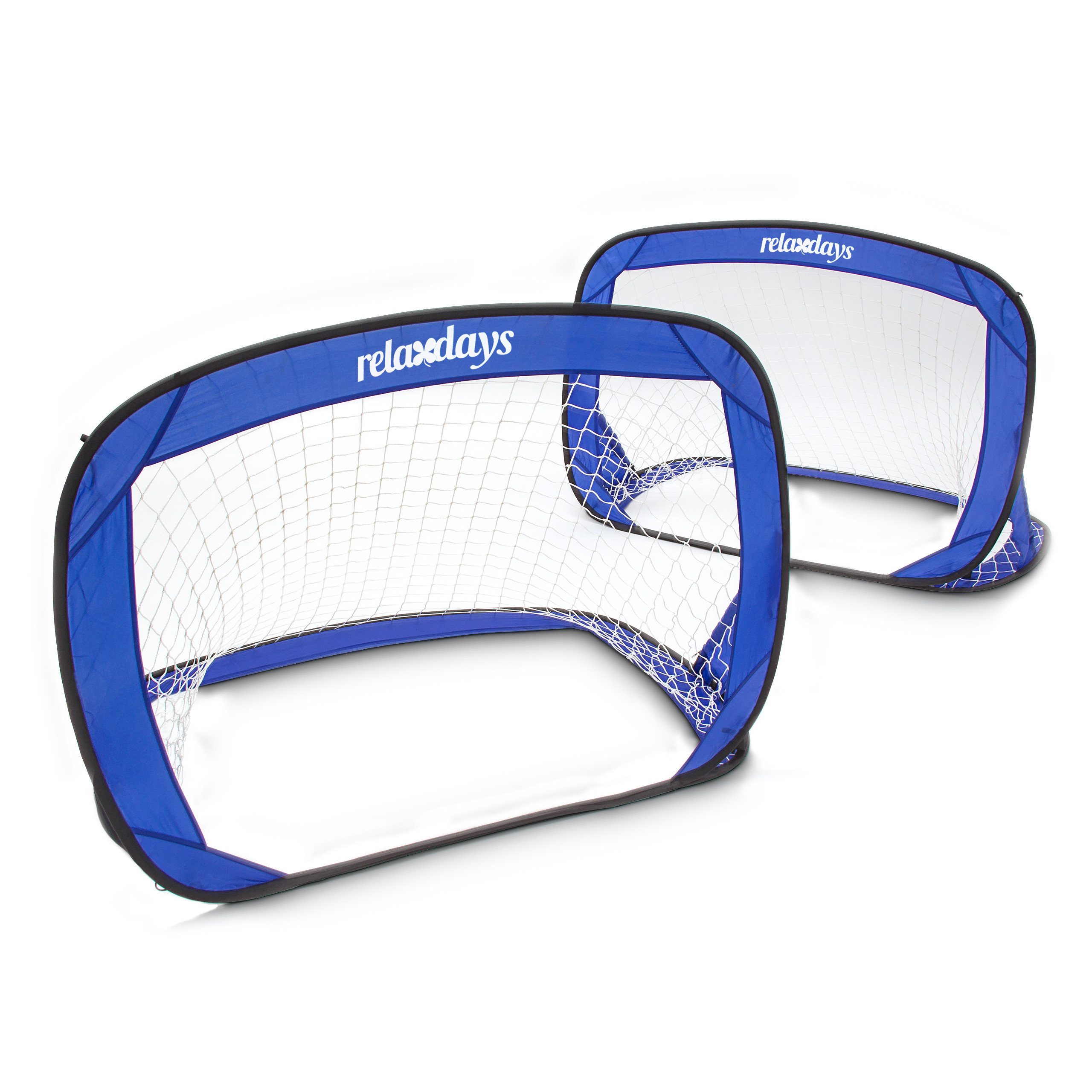 2-piece Set Blue Soccer Goal - (w)120 X (h)80 X (d)80 Cm