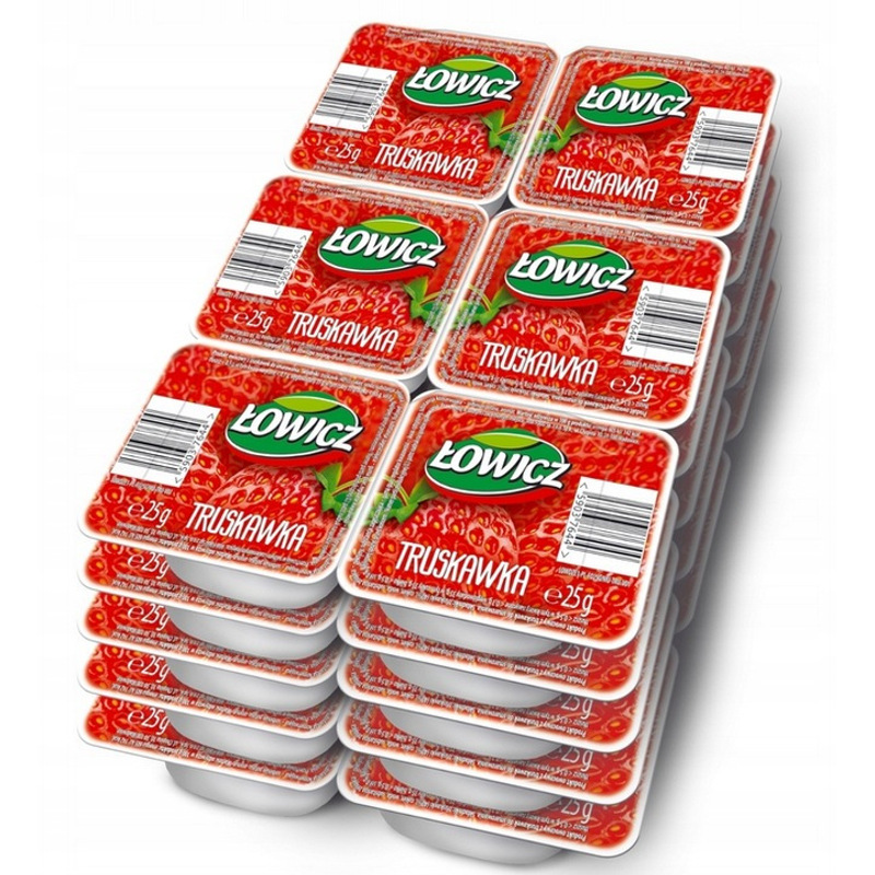 Łowicz Fruit Product Strawberry Jam 25g X 30pcs