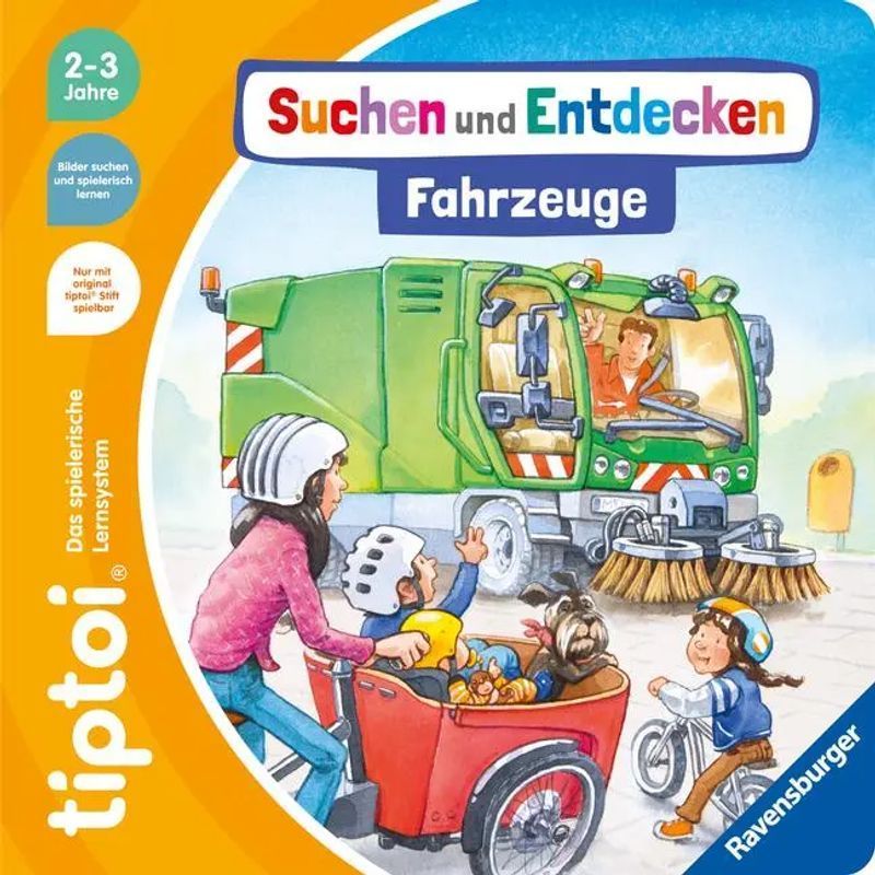 Image of Tiptoi Search And Discover Vehicles - Sandra Grimm - Book - Tiptoi Search And Discover - 16 Pages - German - 2023 - Ravensburger Publishing House - Ean 9783473492695