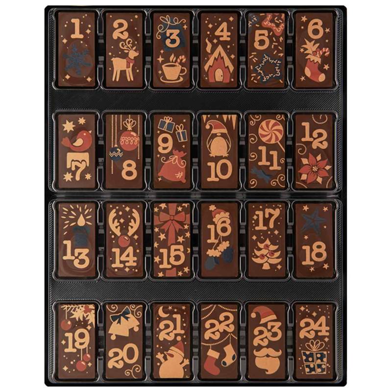 Image of Weibler Gift Packaging Advent Calendar Mild Bitter 200g