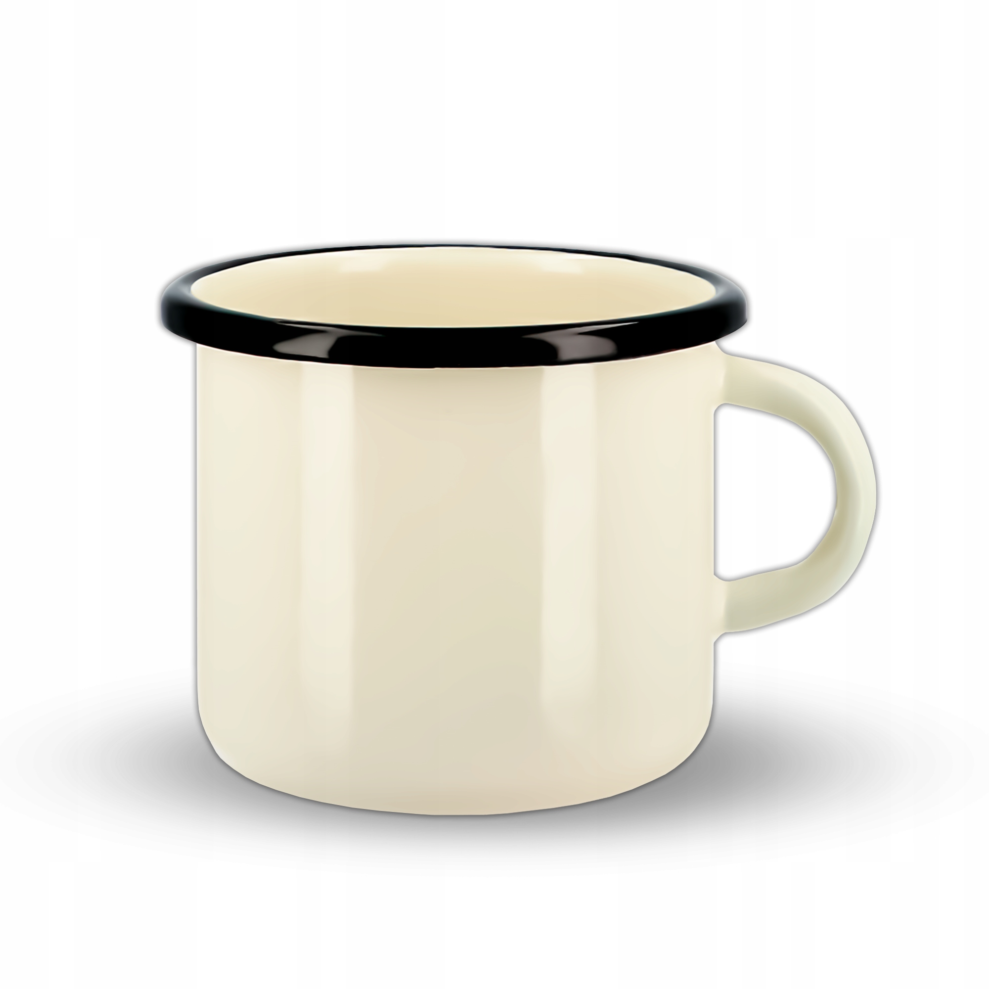 TEMU Kuketo - 0.5l Enamel Travel Mug, Retro Vintage Metal Coffee Tea Milk Soup Mug, Camping Survival Outdoor Trekking Travel Camping Pit Mug,