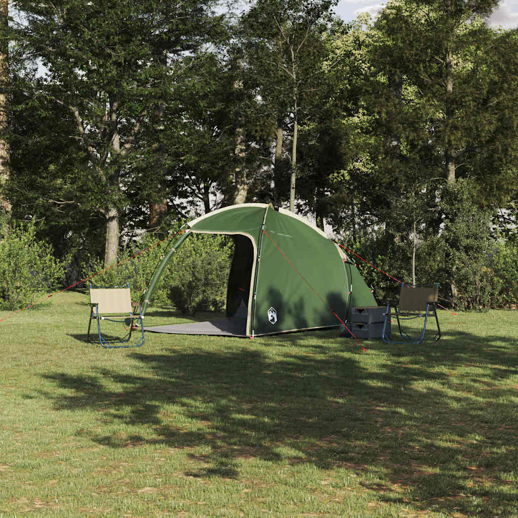 Image of Vidaxl Hut Tent With Roof Storage 370 X 230 X 185 Cm , Garden And Terrace, Modern Tent For Families, Camping Equipment, Spacious Outdoor Shelter, Weather-resistant Zip Door