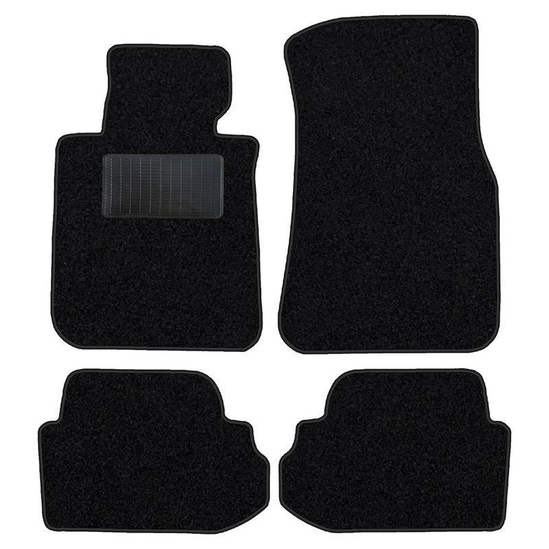 TEMU Velour Floor Mats Complete Set Fitting For 1 Series F20 Grey.
