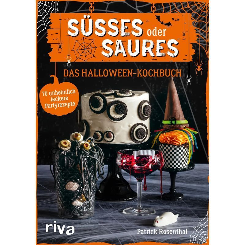 Image of Trick Or Treat The Halloween Cookbook - Book - 70 Spooktacularly Delicious Party Recipes - Patrick Rosenthal - 160 Pages - German - 2020 - Riva Verlag - Ean 9783742313836