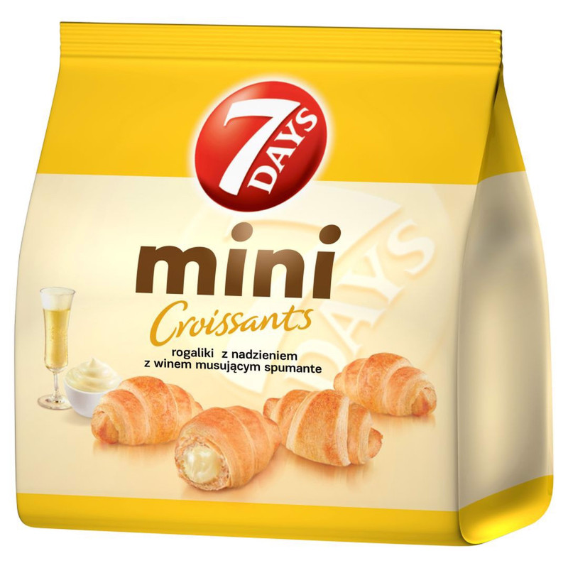 7 Days Mini Croissants With Wine And Spumante Filling 185 G