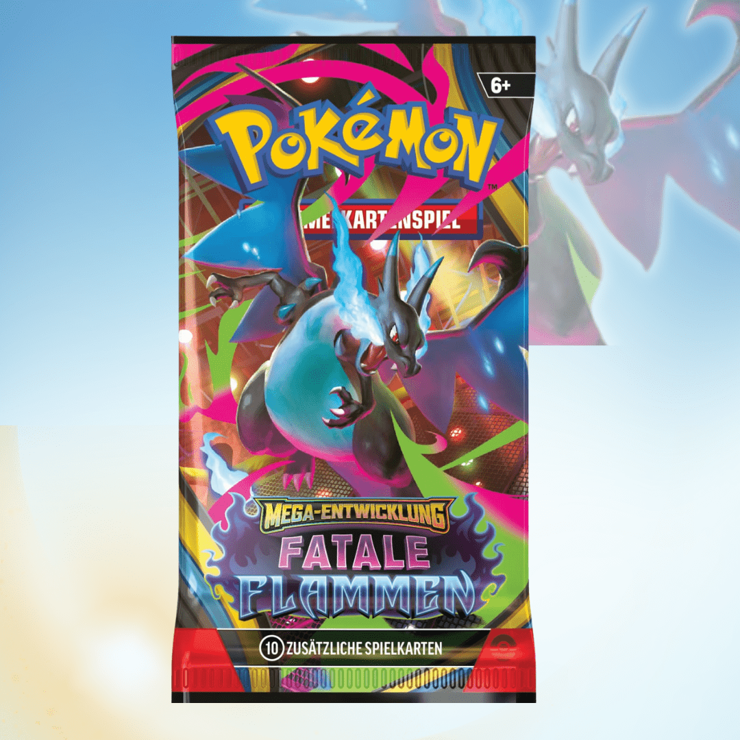 1x – Me02 "mega Evolution: Flames" Booster | 1 | German Edition
