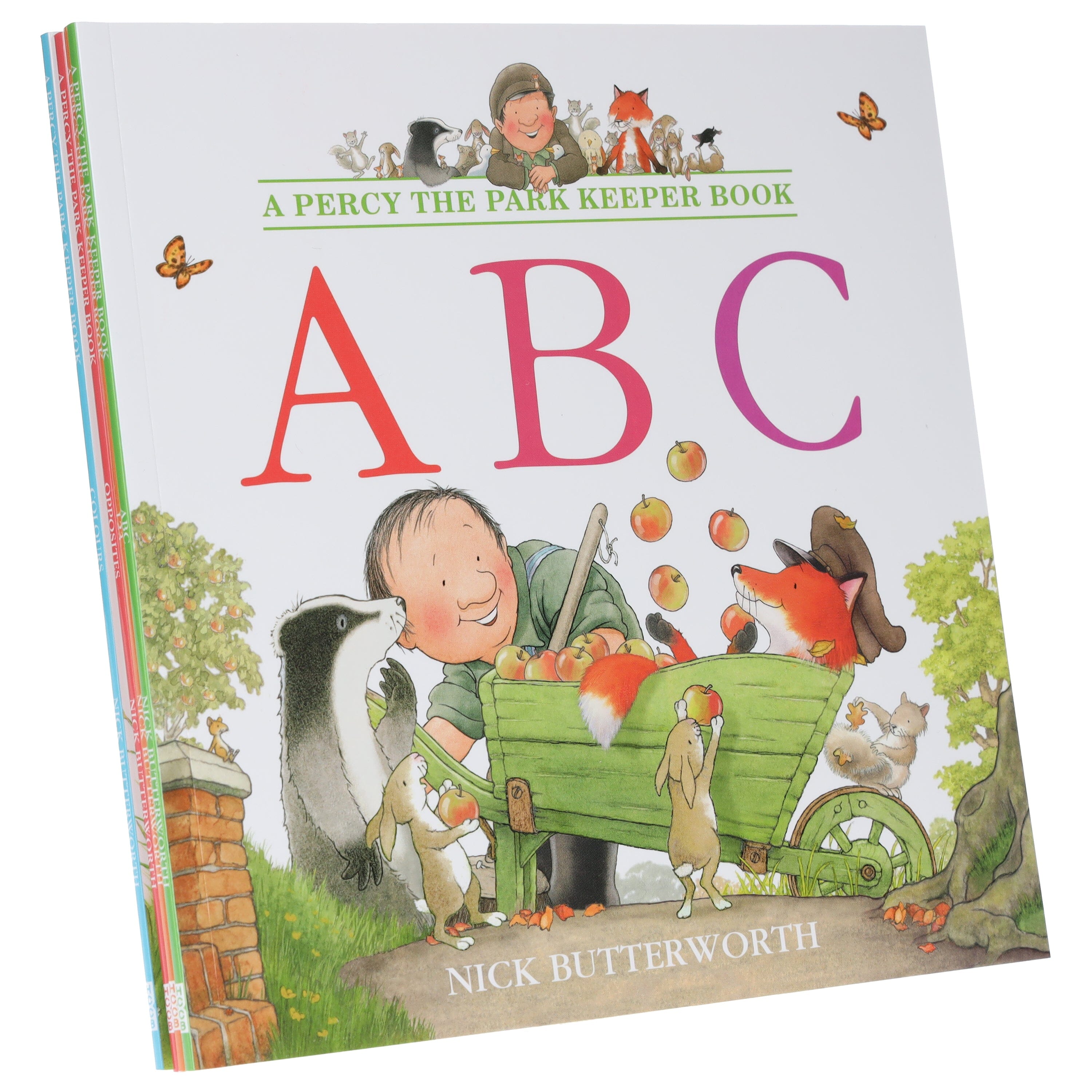 TEMU Percy The Park Keeper (abc, 123, Colours & Opposites) Early Learning Collection By Nick Butterworth 4 Picture Books Set - Ages 1-6 - Paperback