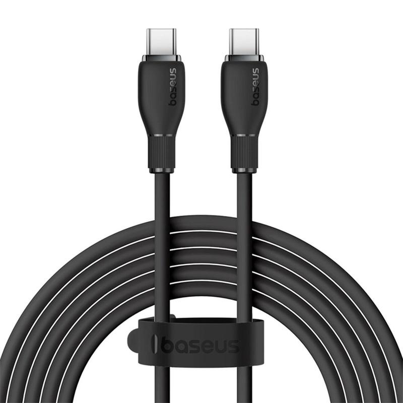 Baseus Pudding Series Usb-c To Usb-c Cable, 100w, 1.2m, Black, Fast Charging, High