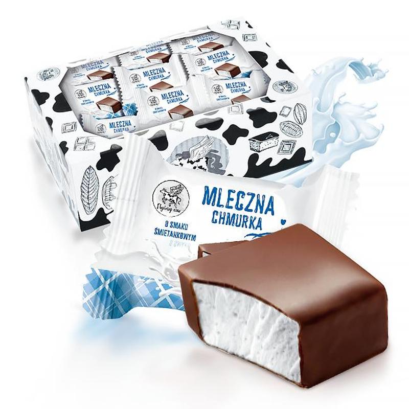 TEMU Flying Cow Milk Fudge Cloud With A Sour Cream Flavor 1 Kg