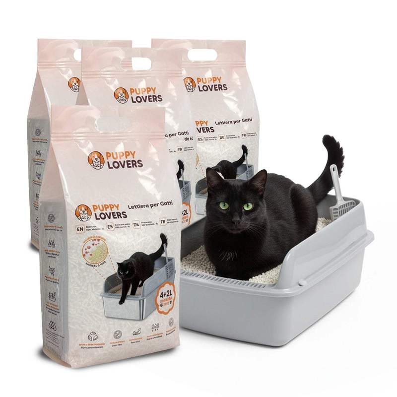TEMU Plant-based Absorbent Substrate 6l - Cat Litter Sand 4+2 Free Gift