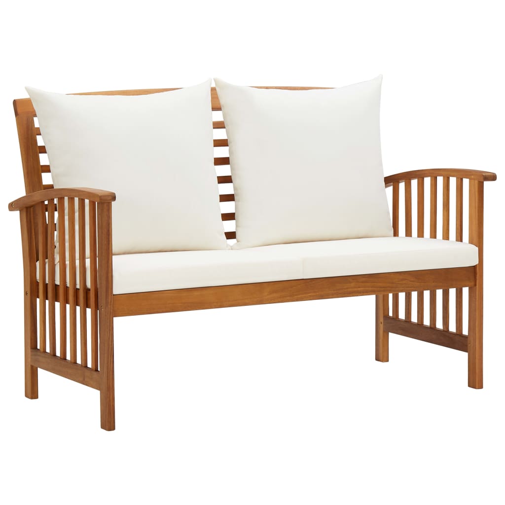 Vidaxl Garden Bench Park Bench Wooden Bench Seating Bench Bench Balcony Solid Wood Acacia
