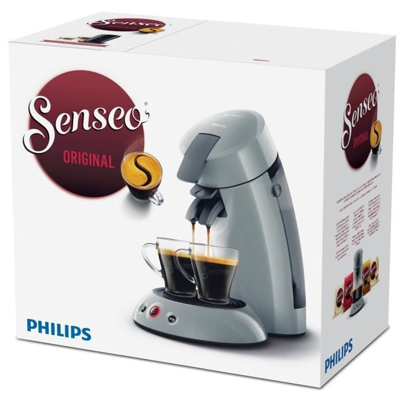 Philips Cafetière À Dosette - Senseo - Hd6553/71 - Original - Gris Gris - Image 5