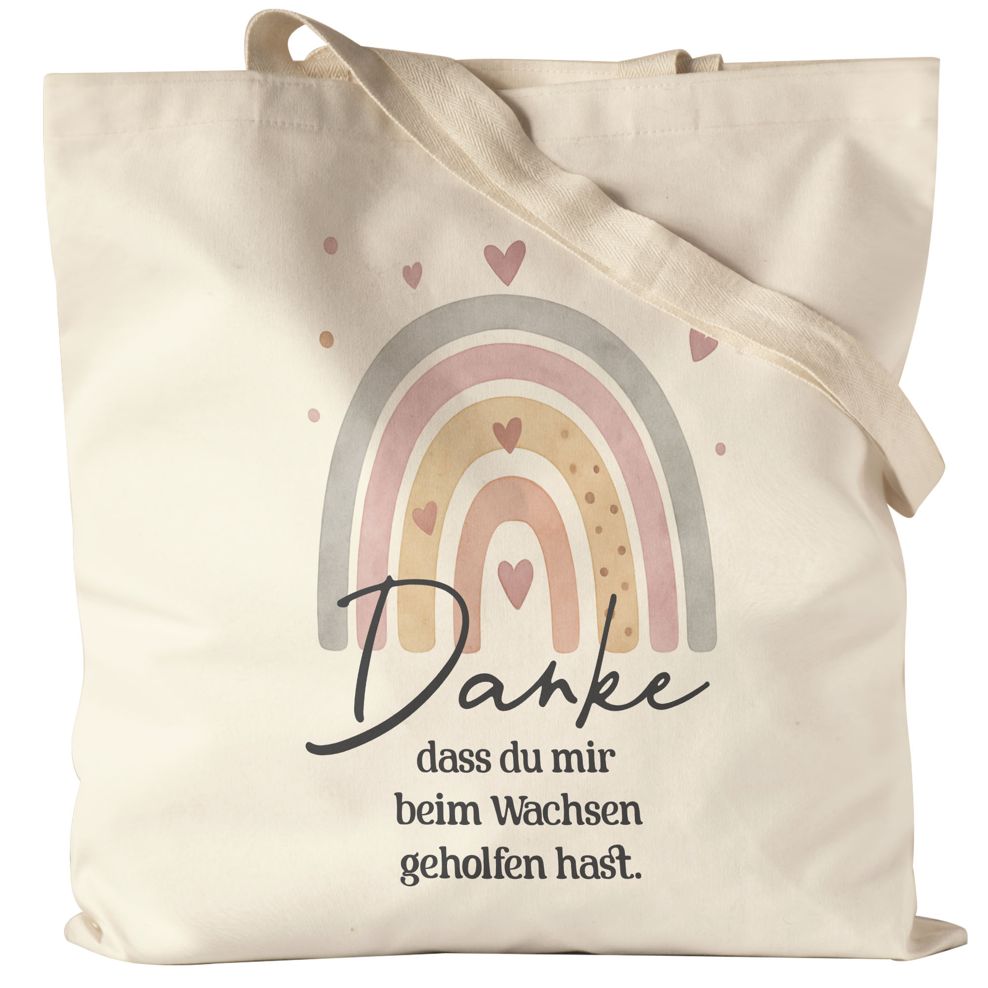 Image of Thanks For Helping Me Grow Farewell Teacher Kindergarten Gift - Jute Bag, Tote Bag