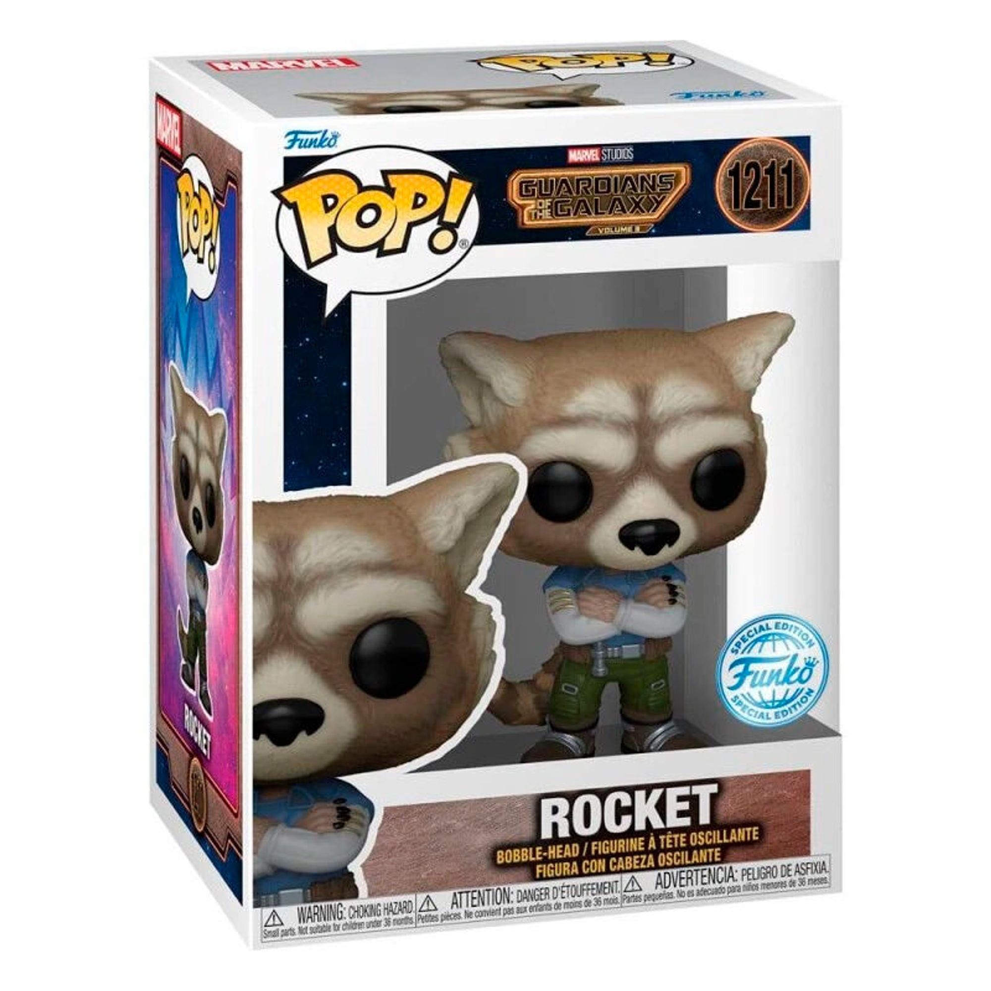 Funko Figurine Pop! N°1211 - Les Gardiens De La Galaxie 3 - Rocket - Image 4