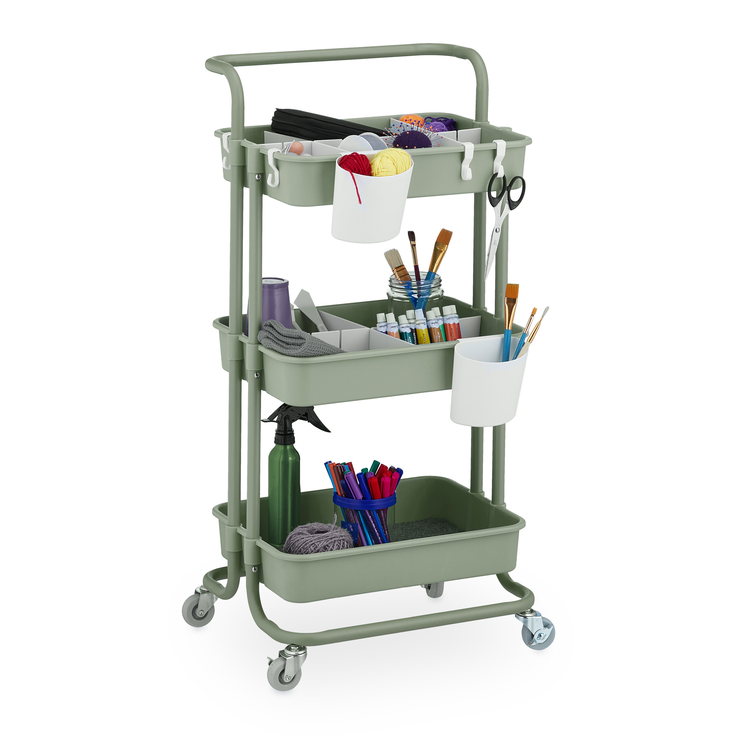 Trolley - (w)42.5 X (h)86 X (d)36 Cm