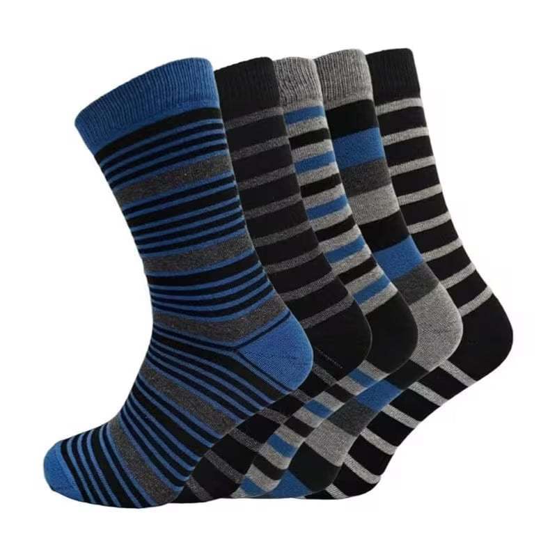TEMU Calcetines de Vestir para Hombre: 5 de Calcetines de Tripulación Multicolor y Modernos para Mayor Comodidad y Versatilidad