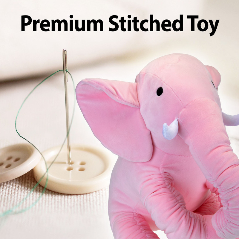 Ultrasoft 40cm Pink Elephant Plush Toy