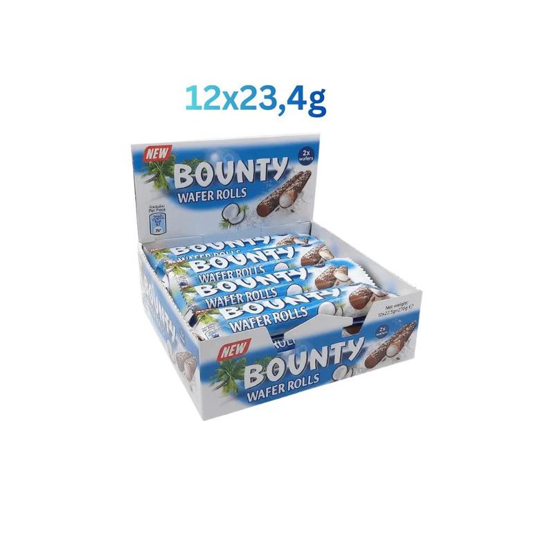 Image of Chocolate Wafer Rolls Mix – Snickers, Twix, Bounty & Cadbury
