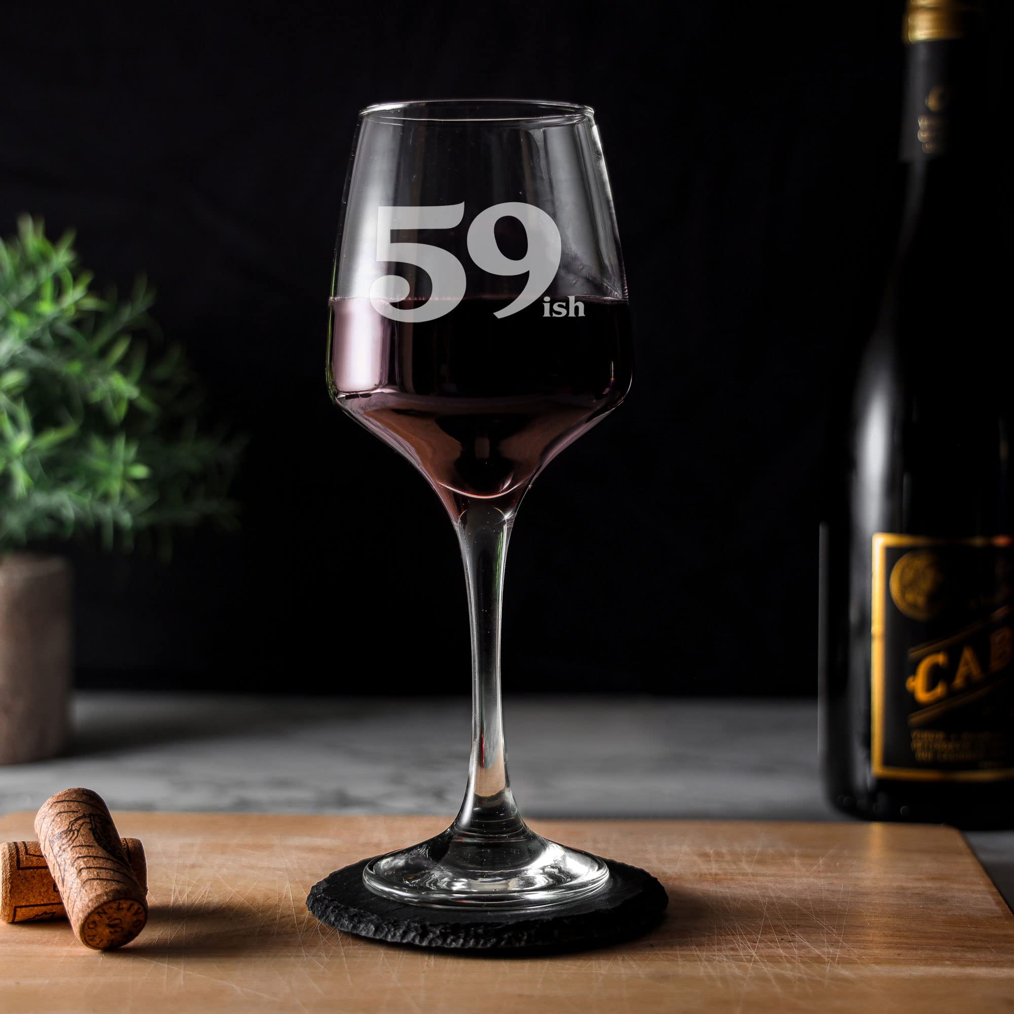 Personalised Engraved Wine Glass Birthday Gift
