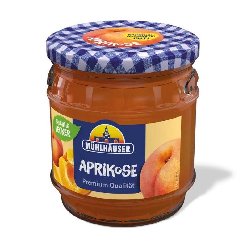 8x Mühlhäuser Apricot Jam Extra 50% Fruit 450g (8x450g)