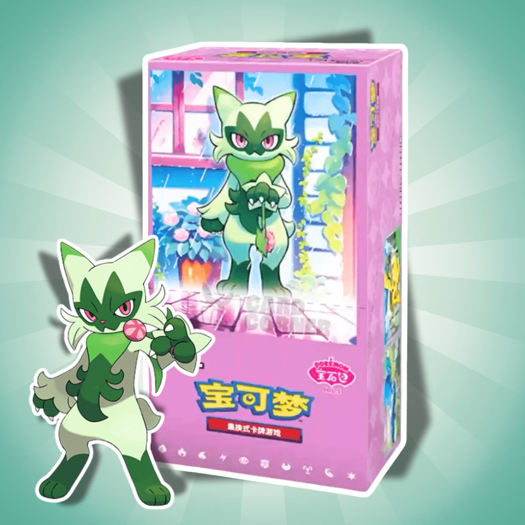 TEMU Pokémon 5 Display Chinese – 18 Booster Packs With Holographic Cards