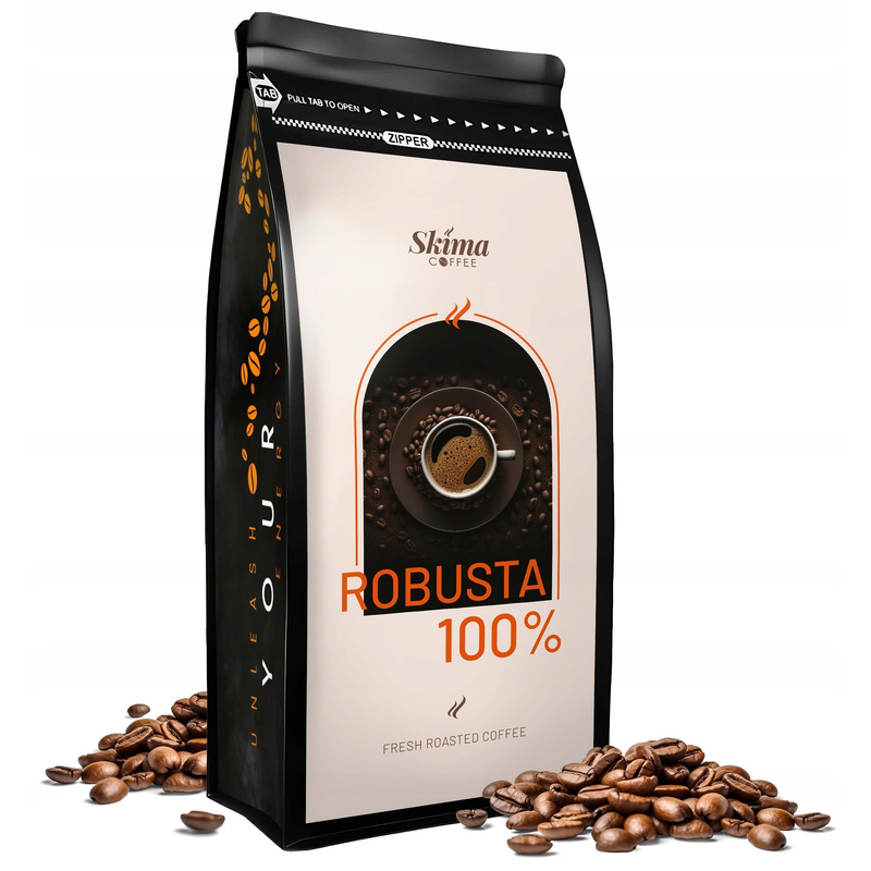 Coarse Coffee 1kg Robusta 100% Freshly Roasted For Espresso + Free