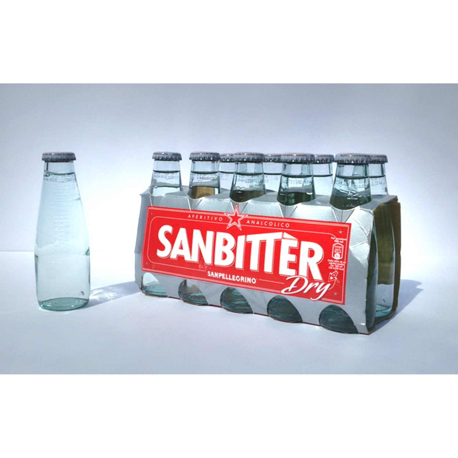Sanbittèr White Dry 10 X 100 Ml - Sanpellegrino Aperitif Sanbitter