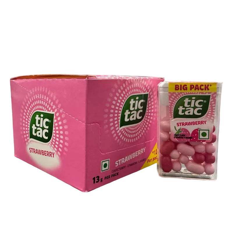 Tictac Strawberry Display 12 X 13g