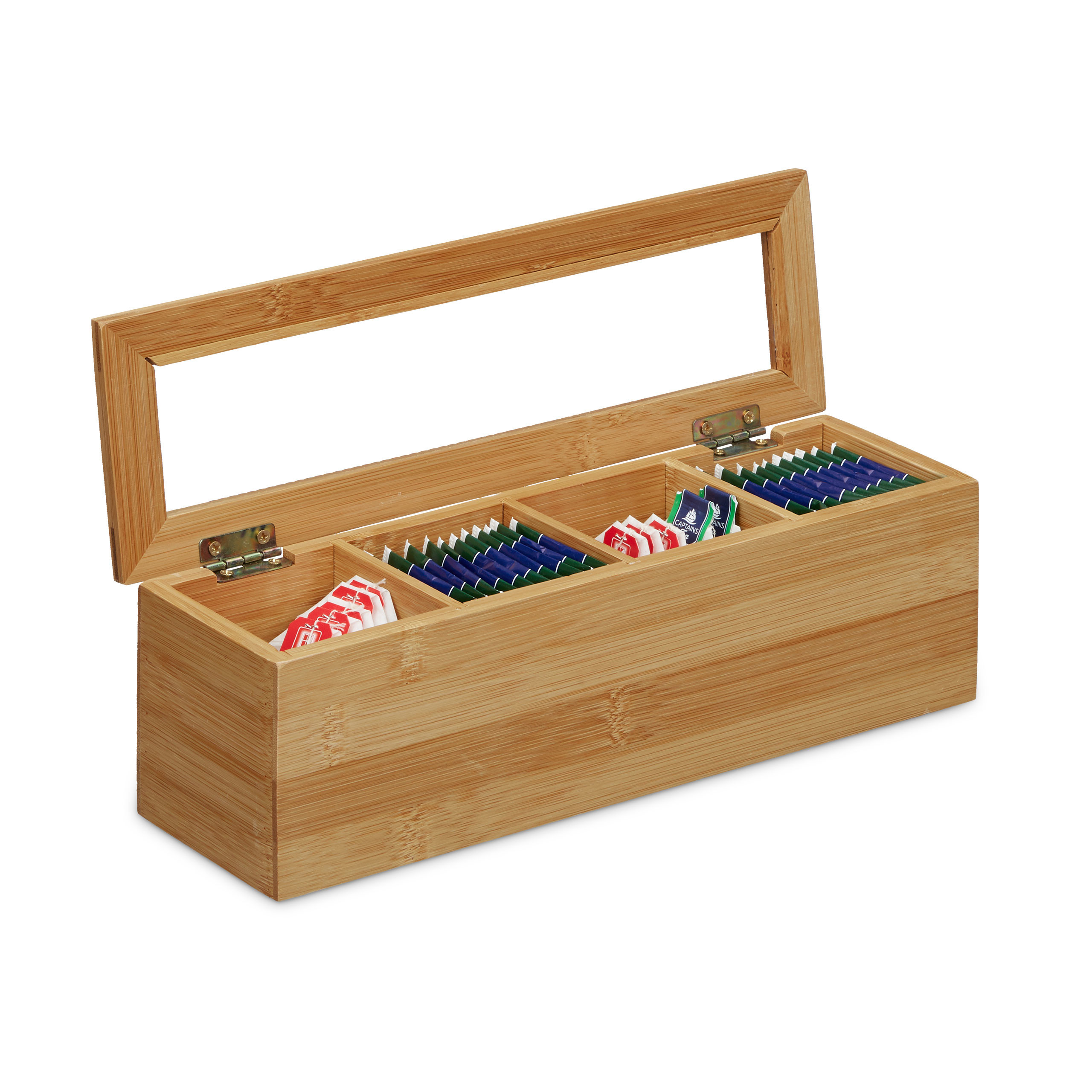 Tea Box For 4 Compartments