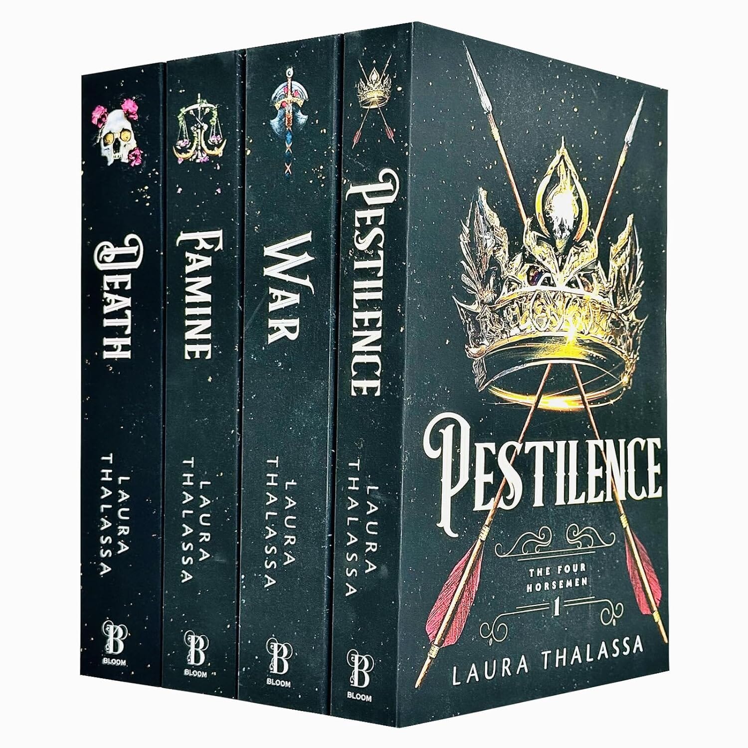 TEMU The 4 Horsemen Series By Laura Thalassa 4 Books Collection Set - Fiction - Paperback