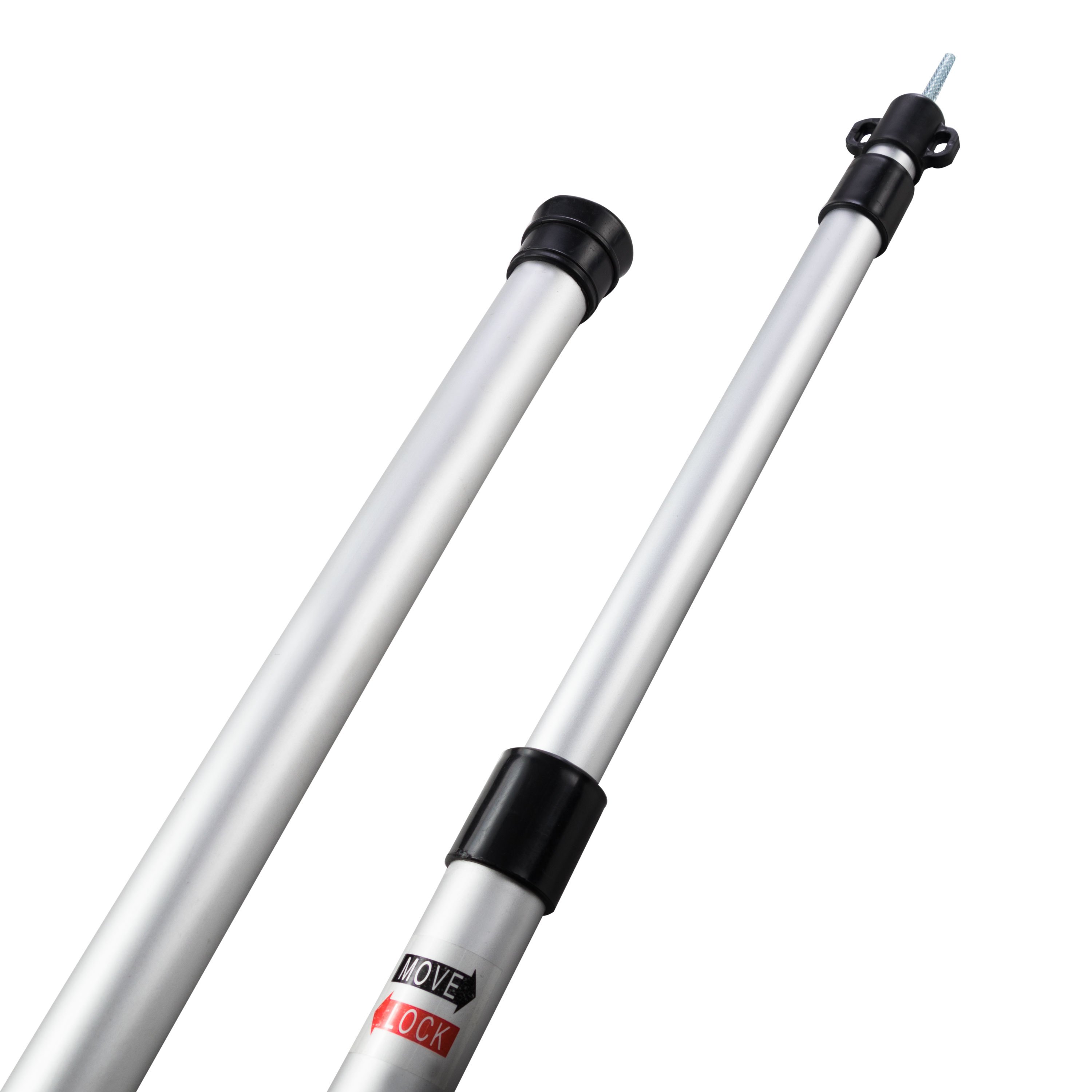 3pcs Of Tent Pole - With Point - Telescopic Pole 90-230 Cm - Setup Pole Ø28/25/22mm Tarp Pole - Camping Accessories