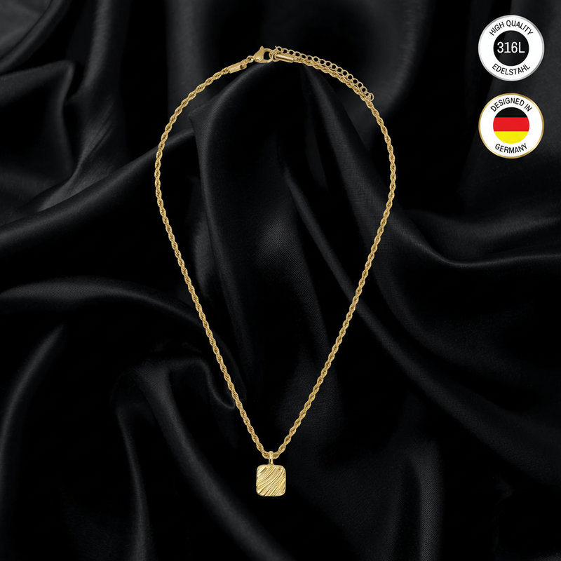 Women's Gold-colored Waterproof Necklace