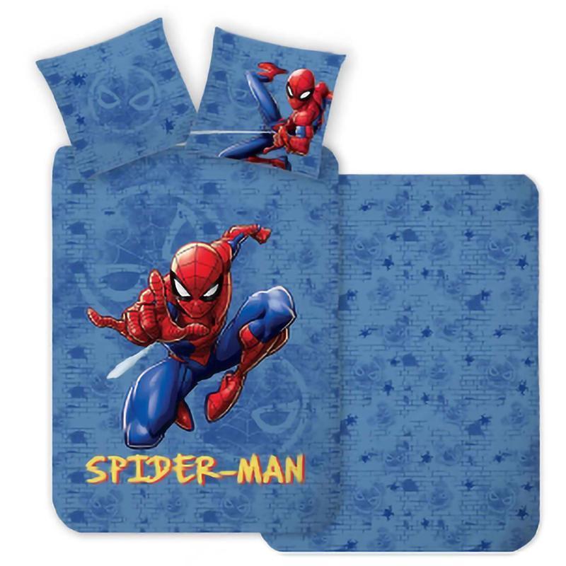 Spiderman Reversible Duvet Set "action" 135x200cm 80x80cm