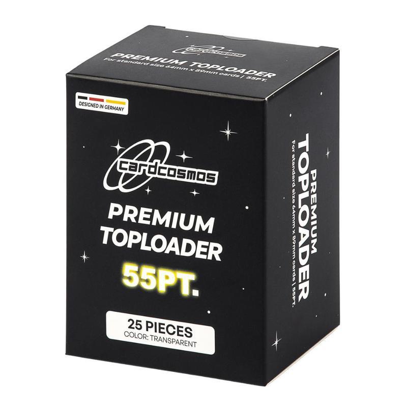 Image of - 3 Inch X 4 Inch Premium Top Loader 55pt | 25pcs