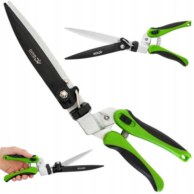 180° Rotatable Manual Garden Grass And Hedge Trimming Shears - Divodv