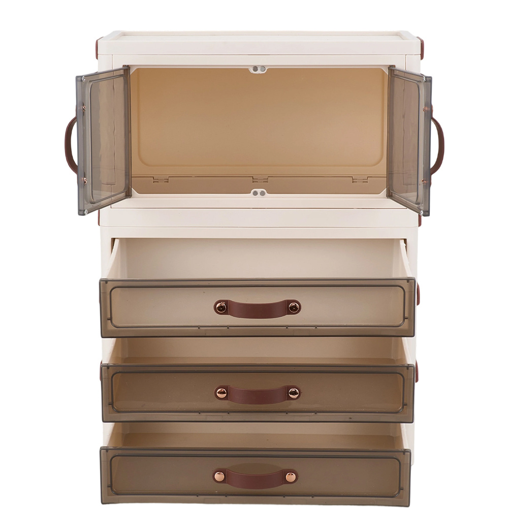 Multi-Drawer Clear Storage Organizer for Home & Office