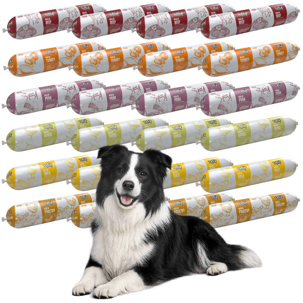 Image of Set Of 29 Food Mix Flavors Stick 900g Full-portion Meat Meal For Adult Dogs Of All Breeds High-quality Nutritious Food With Meat Varieties Ideal For Daily Feeding Your Pup Large Supply 26kg Of Food