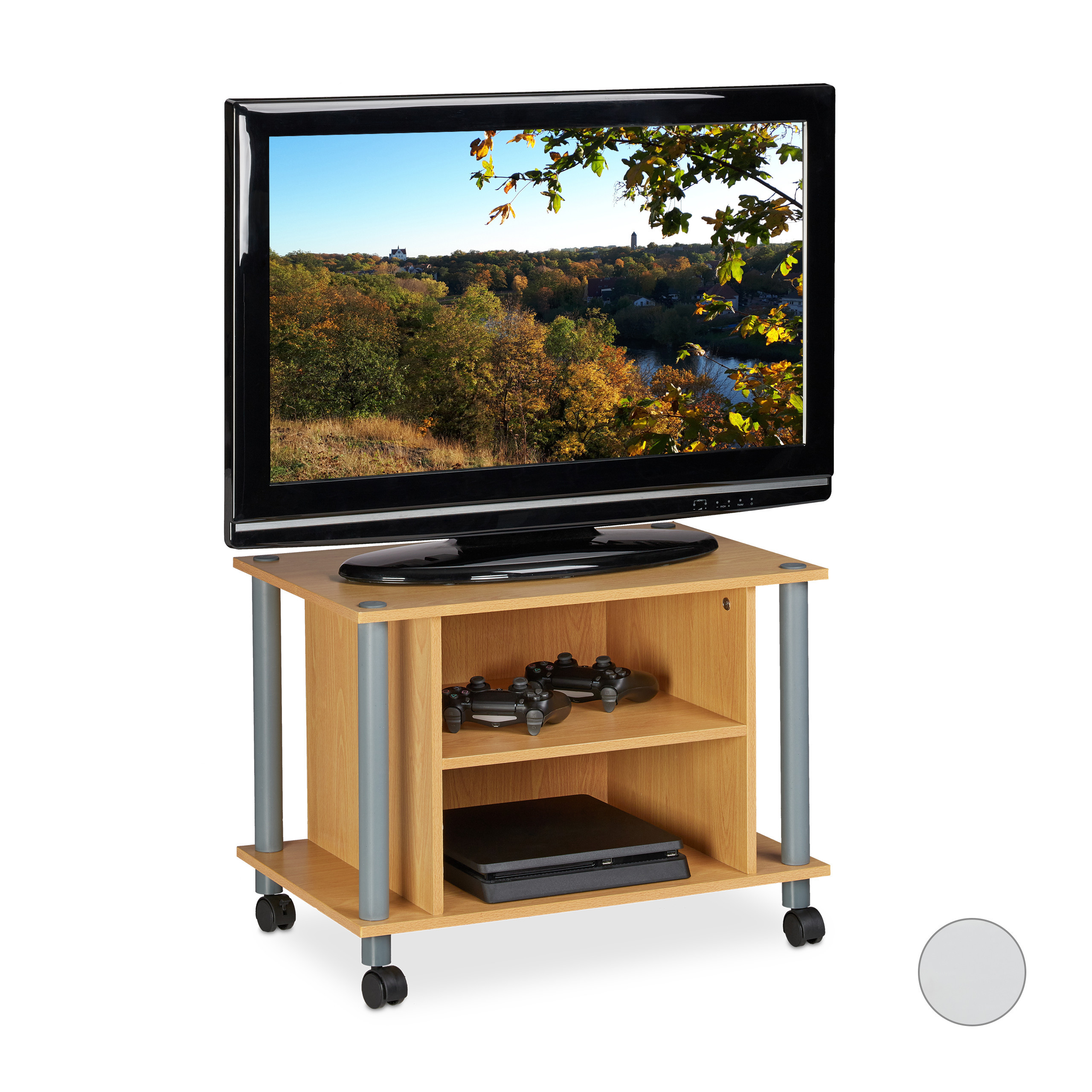 Wood- Table - (w)60 X (h)45 X (d)40 Cm