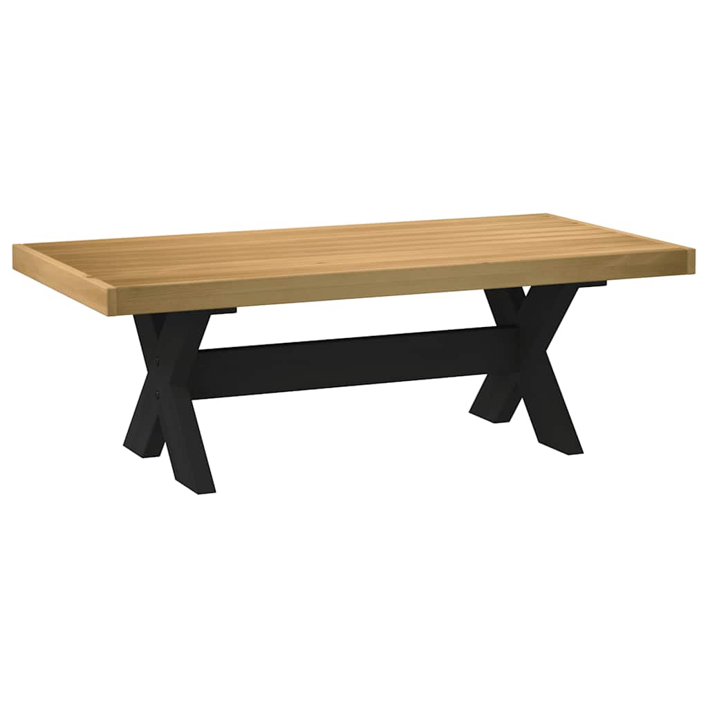 Vidaxl Coffee Table Side Table Living Room Table Wooden Table Accent Table Rustic Table Rectangular Coffee Table