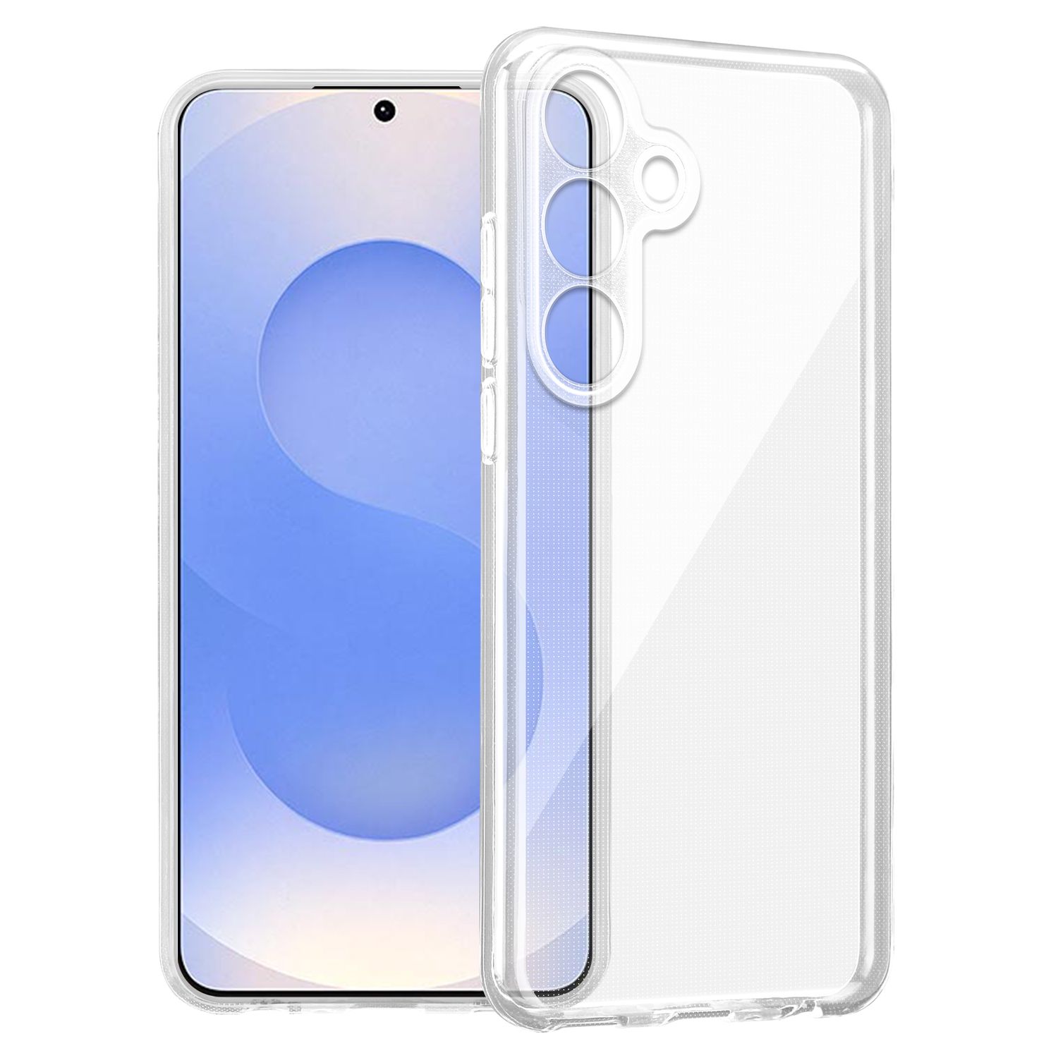 Image of Case Compatible For Galaxy S25 Protective Case Made Of Flexible Tpu Silicone Back Case Cover Case Transparent Phone Case
