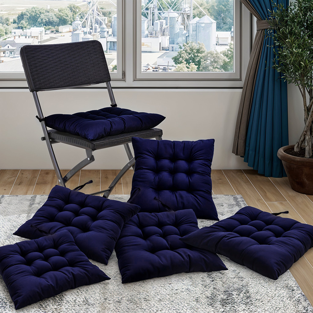 6pcs chair cushions square thick cushions garden and courtyard cushions suitable for home and office use 40 40 5cm